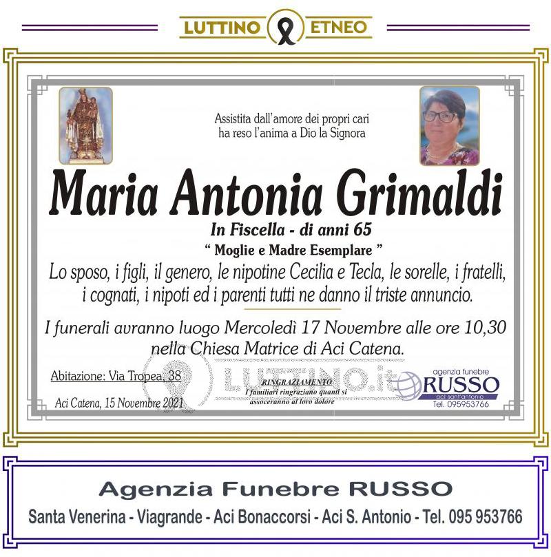 Maria Antonia  Grimaldi 